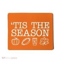 Tis The Season Football Fall Mousepad thumb 0