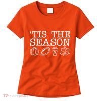 Tis The Season Football Fall Women's T-Shirt thumb 0