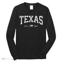 Texas Texas State Flag Distressed Long Sleeve Shirt thumb 0