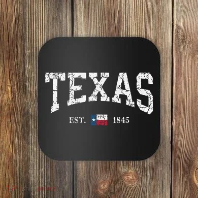 Texas Texas State Flag Distressed Coaster