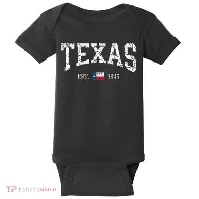 Texas Texas State Flag Distressed Baby Bodysuit
