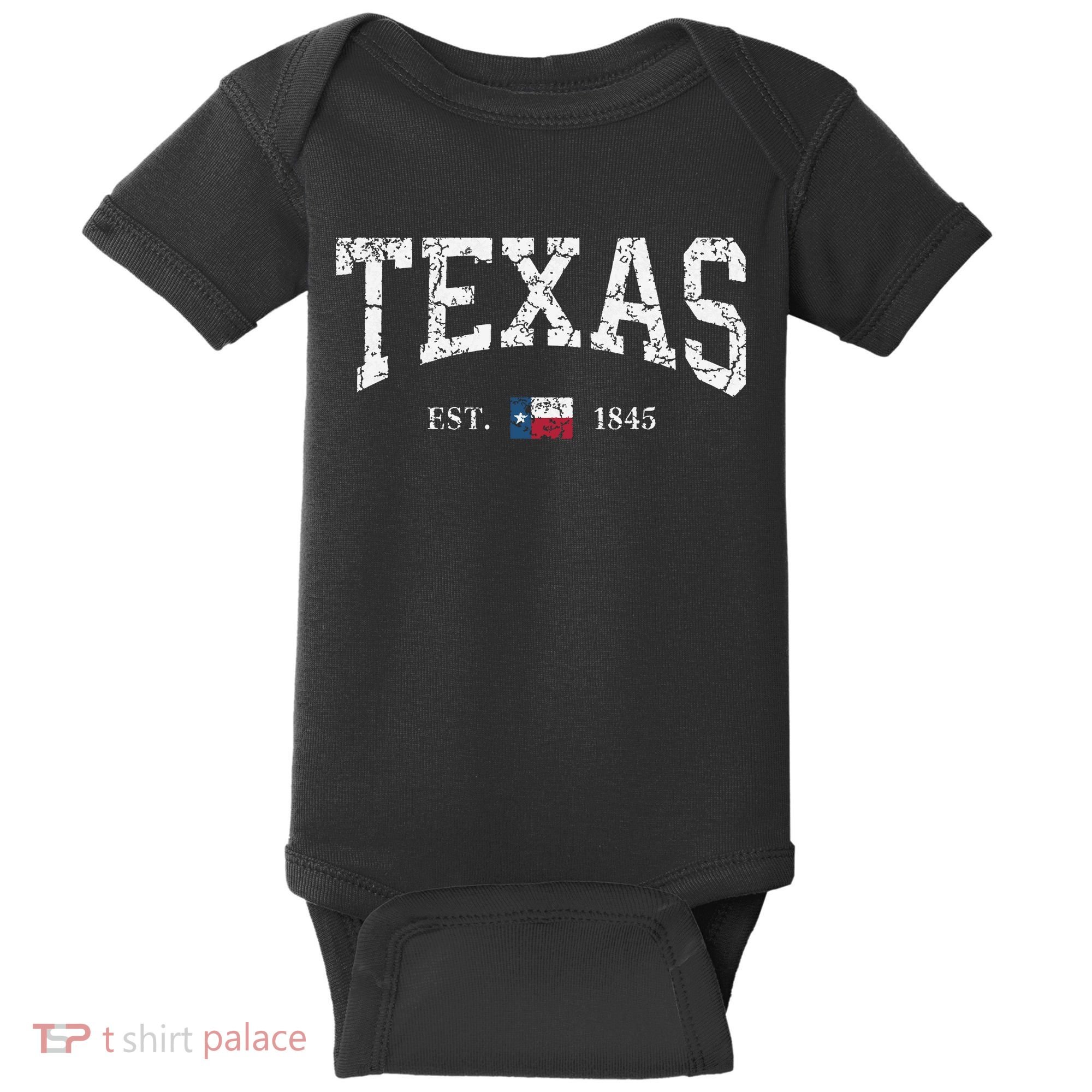 Texas Texas State Flag Distressed Baby Bodysuit