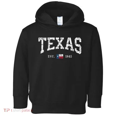 Texas Texas State Flag Distressed Toddler Hoodie