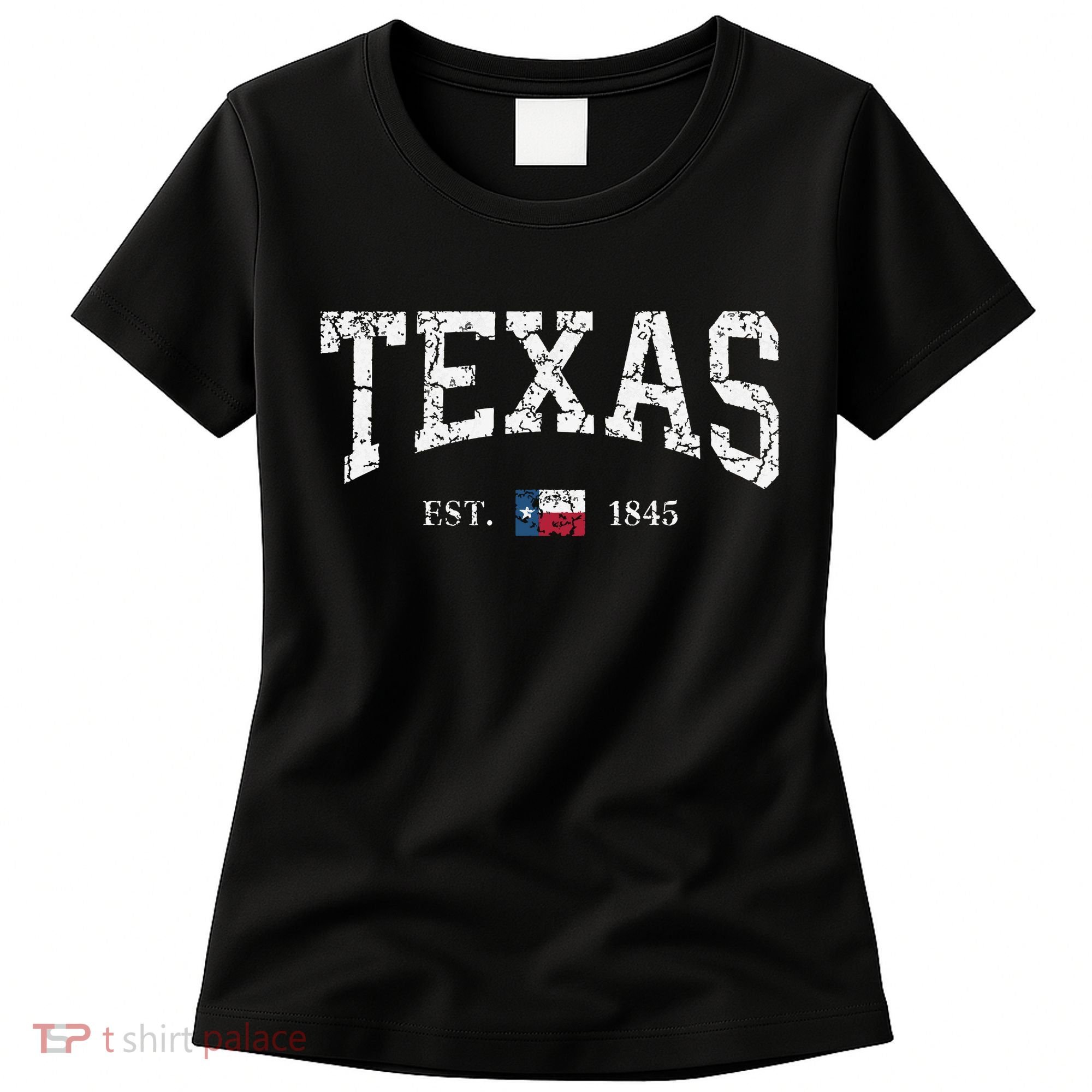 Texas Texas State Flag Distressed Women's T-Shirt