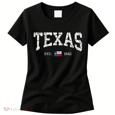 Texas Texas State Flag Distressed Women's T-Shirt