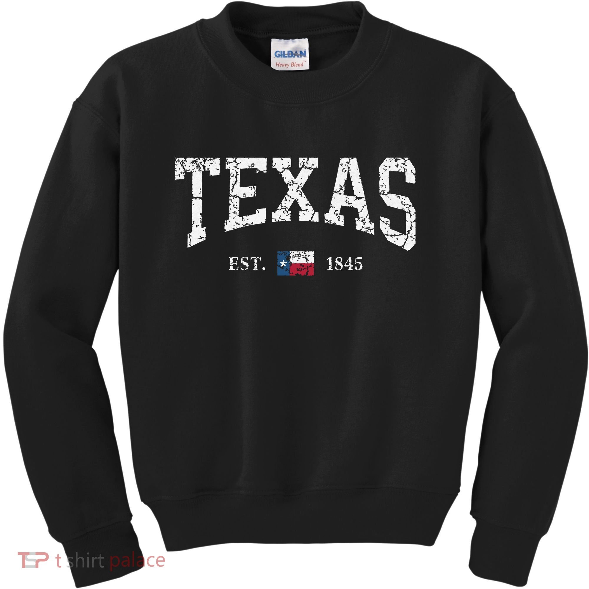 Texas Texas State Flag Distressed Kids Sweatshirt