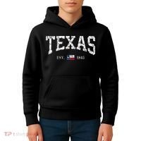 Texas Texas State Flag Distressed Kids Hoodie thumb 4