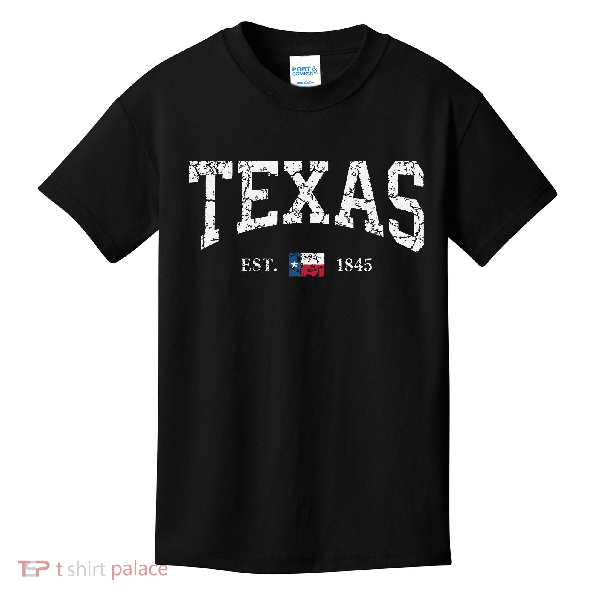 Texas Texas State Flag Distressed Kids T-Shirt