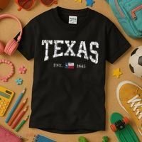 Texas Texas State Flag Distressed Kids T-Shirt thumb 3