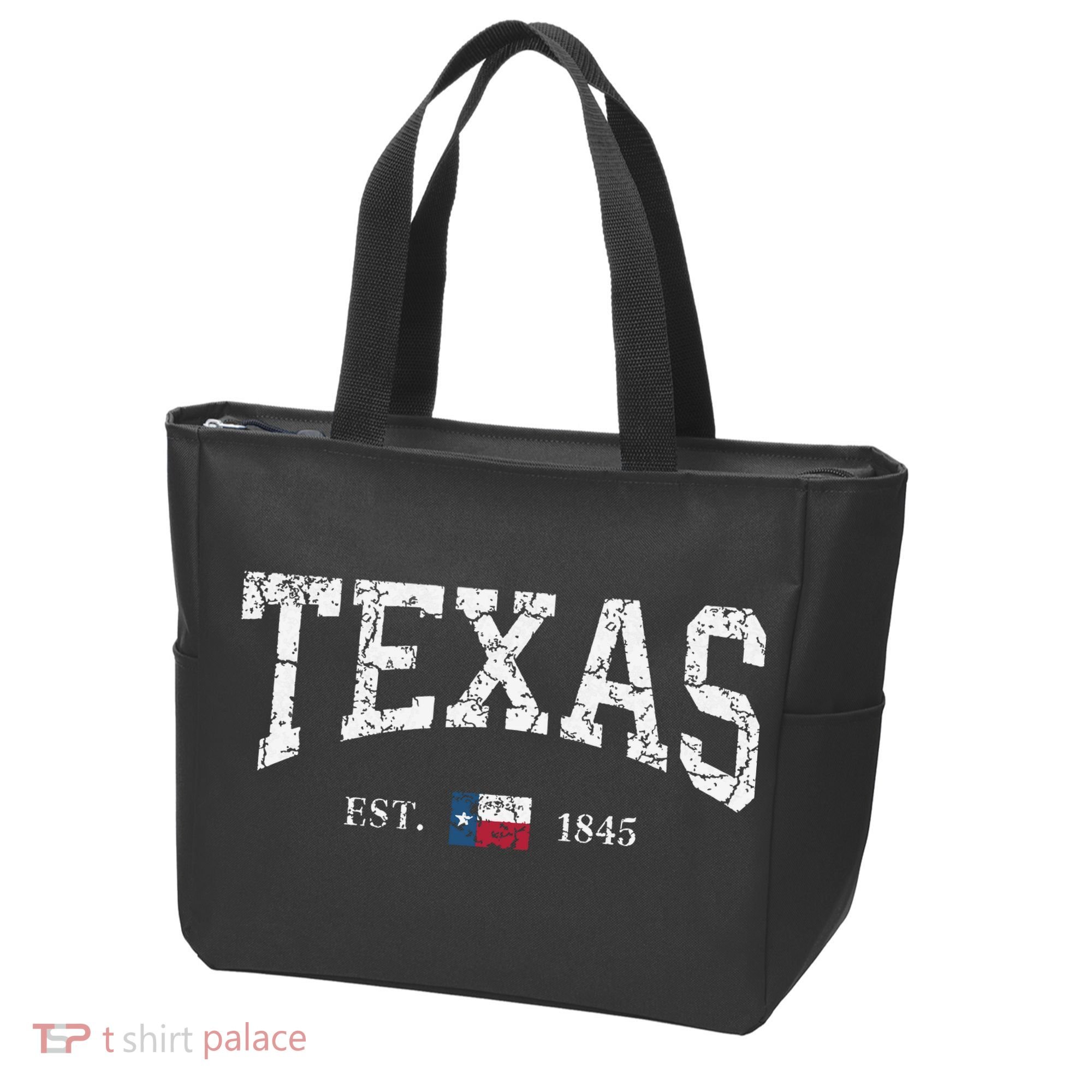 Texas Texas State Flag Distressed Tote Bag