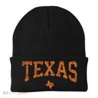 Texas Texas State Map Distressed Beanie thumb 0