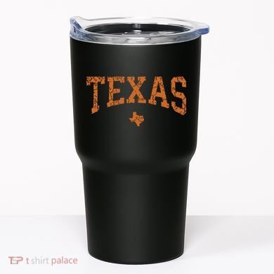 Texas Texas State Map Distressed Tumbler