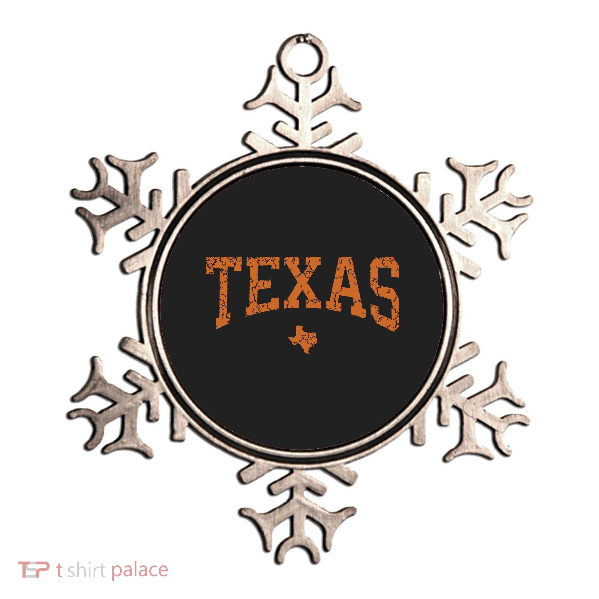 Texas Texas State Map Distressed Ornament