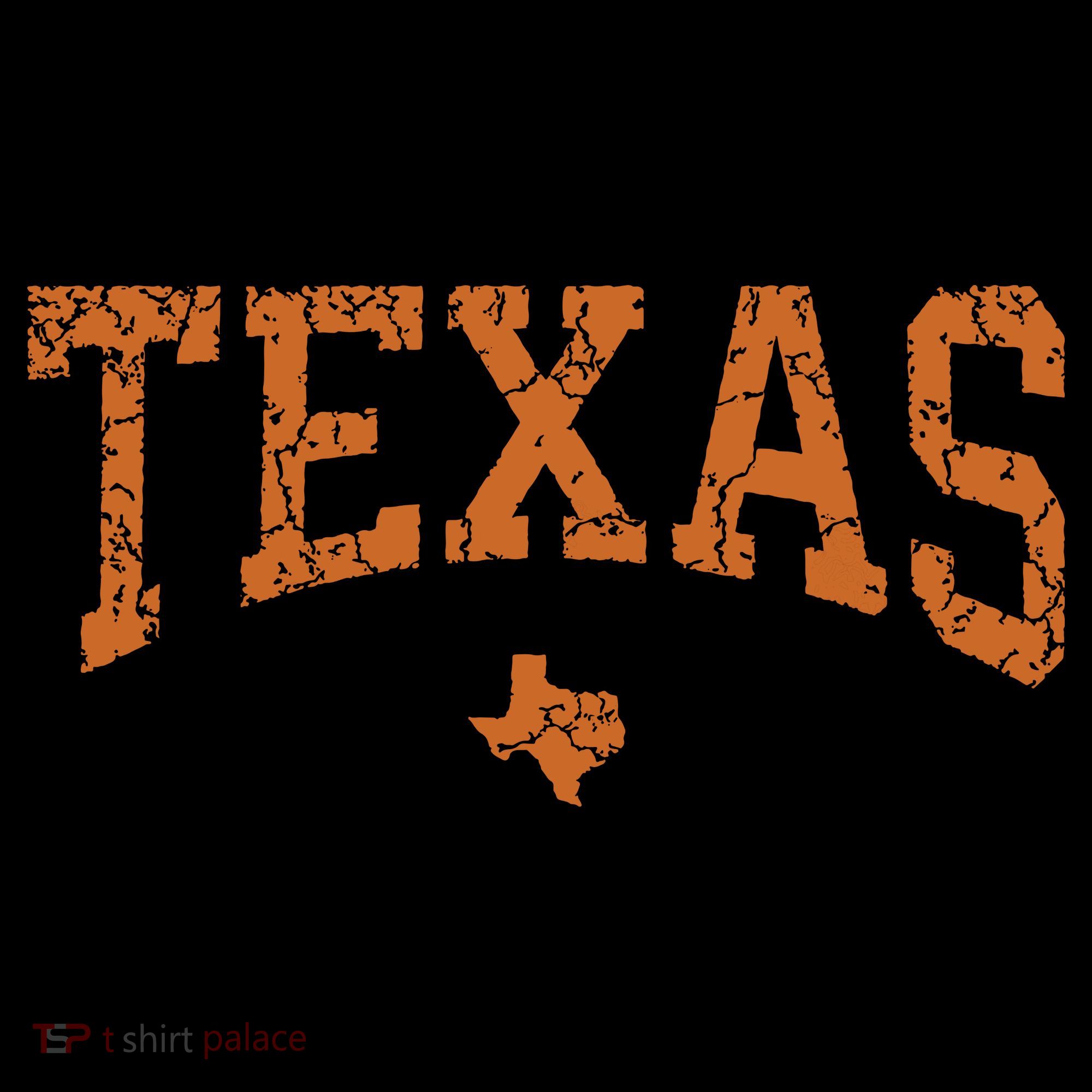 Texas Texas State Map Distressed Women's Tank Top