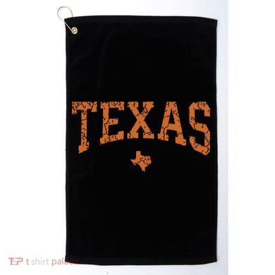 Texas Texas State Map Distressed Golf Towel