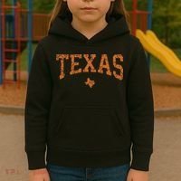 Texas Texas State Map Distressed Kids Hoodie thumb 3