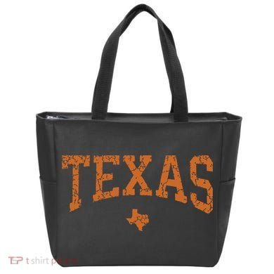 Texas Texas State Map Distressed Tote Bag