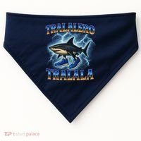 Tralalero Tralala Shark Music Meme Bootle USA-Made Doggie Bandana thumb 0