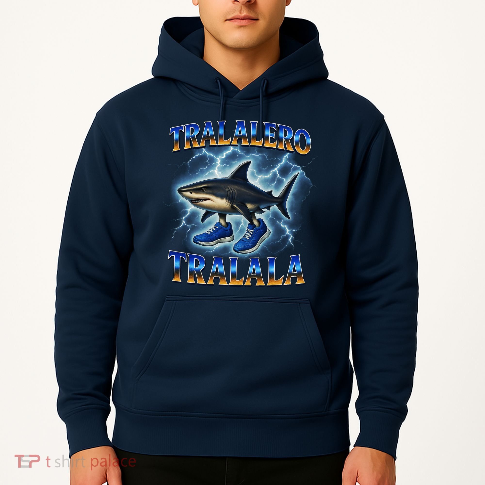 Tralalero Tralala Shark Music Meme Bootle Hoodie