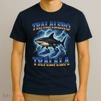 Tralalero Tralala Shark Music Meme Bootle T-Shirt thumb 3