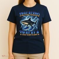 Tralalero Tralala Shark Music Meme Bootle T-Shirt thumb 4