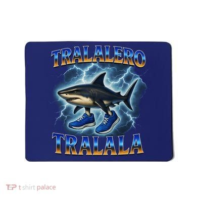 Tralalero Tralala Shark Music Meme Bootle Mousepad