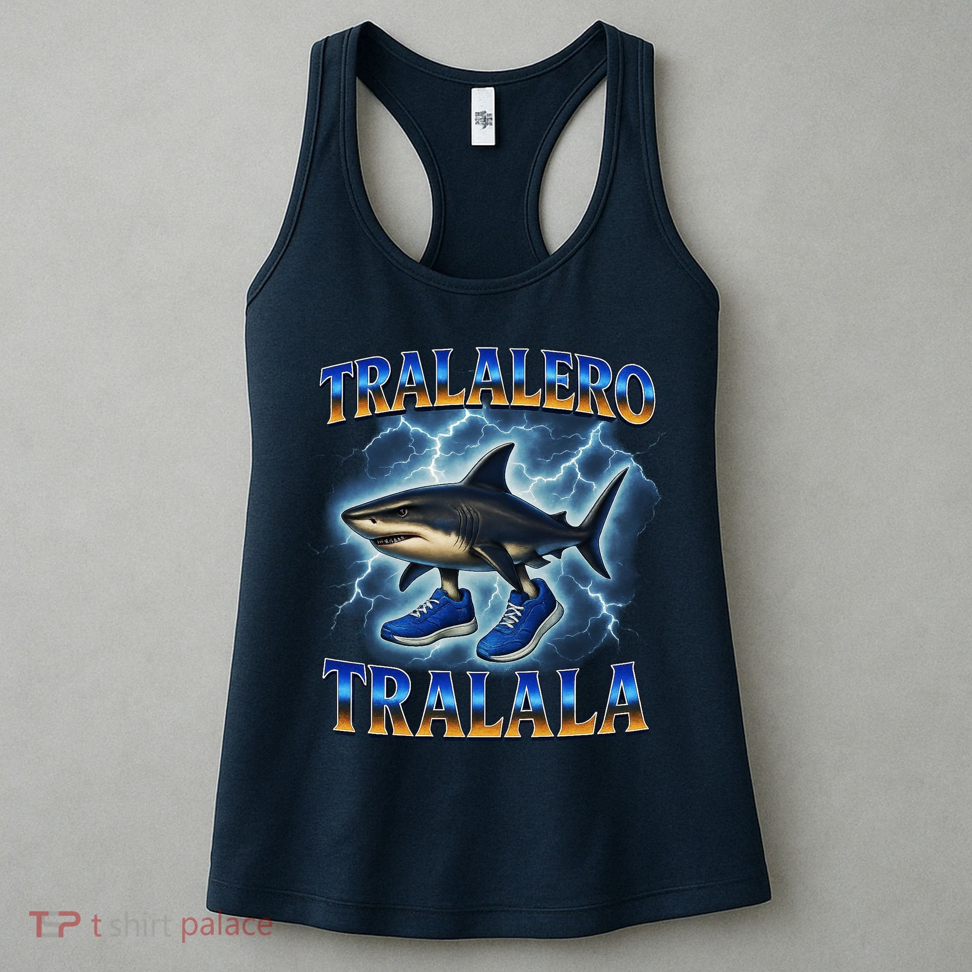 Tralalero Tralala Shark Music Meme Bootle Women's Tank Top