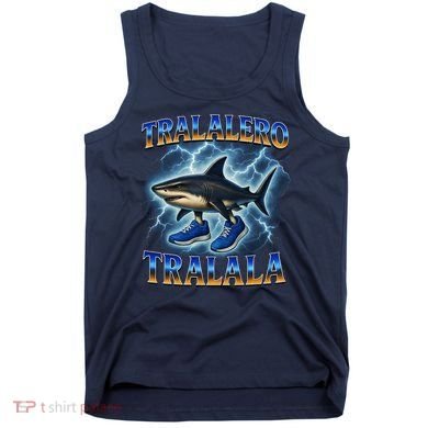 Tralalero Tralala Shark Music Meme Bootle Tank Top