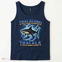Tralalero Tralala Shark Music Meme Bootle Tank Top thumb 2