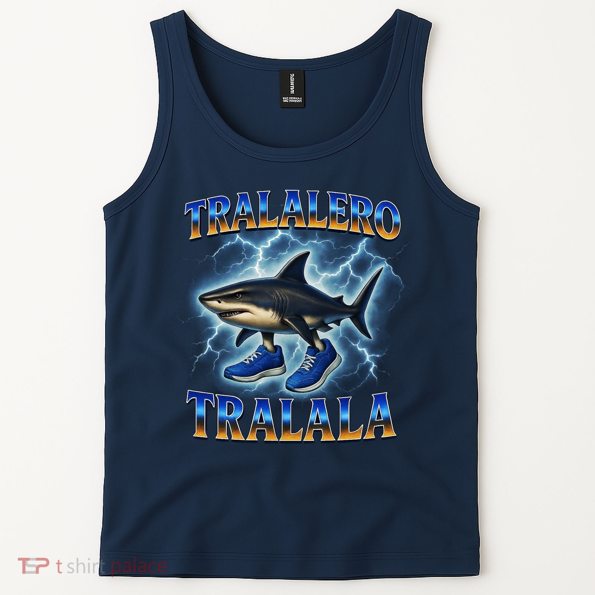 Tralalero Tralala Shark Music Meme Bootle Tank Top