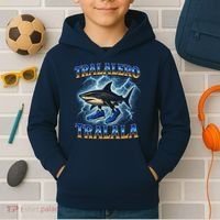 Tralalero Tralala Shark Music Meme Bootle Kids Hoodie thumb 2