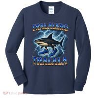 Tralalero Tralala Shark Music Meme Bootle Kids Long Sleeve Shirt thumb 0
