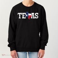 Texas Texas Shaped Flag Grunge Distressed Texas Women's Sweatshirt thumb 0