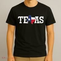 Texas Texas Shaped Flag Grunge Distressed Texas T-Shirt thumb 3