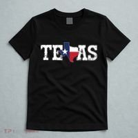 Texas Texas Shaped Flag Grunge Distressed Texas T-Shirt thumb 5