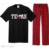 Texas Texas Shaped Flag Grunge Distressed Texas Pajama Set thumb 0