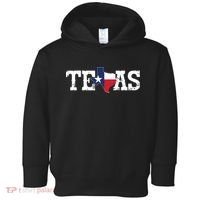 Texas Texas Shaped Flag Grunge Distressed Texas Toddler Hoodie thumb 0