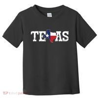 Texas Texas Shaped Flag Grunge Distressed Texas Toddler T-Shirt thumb 0