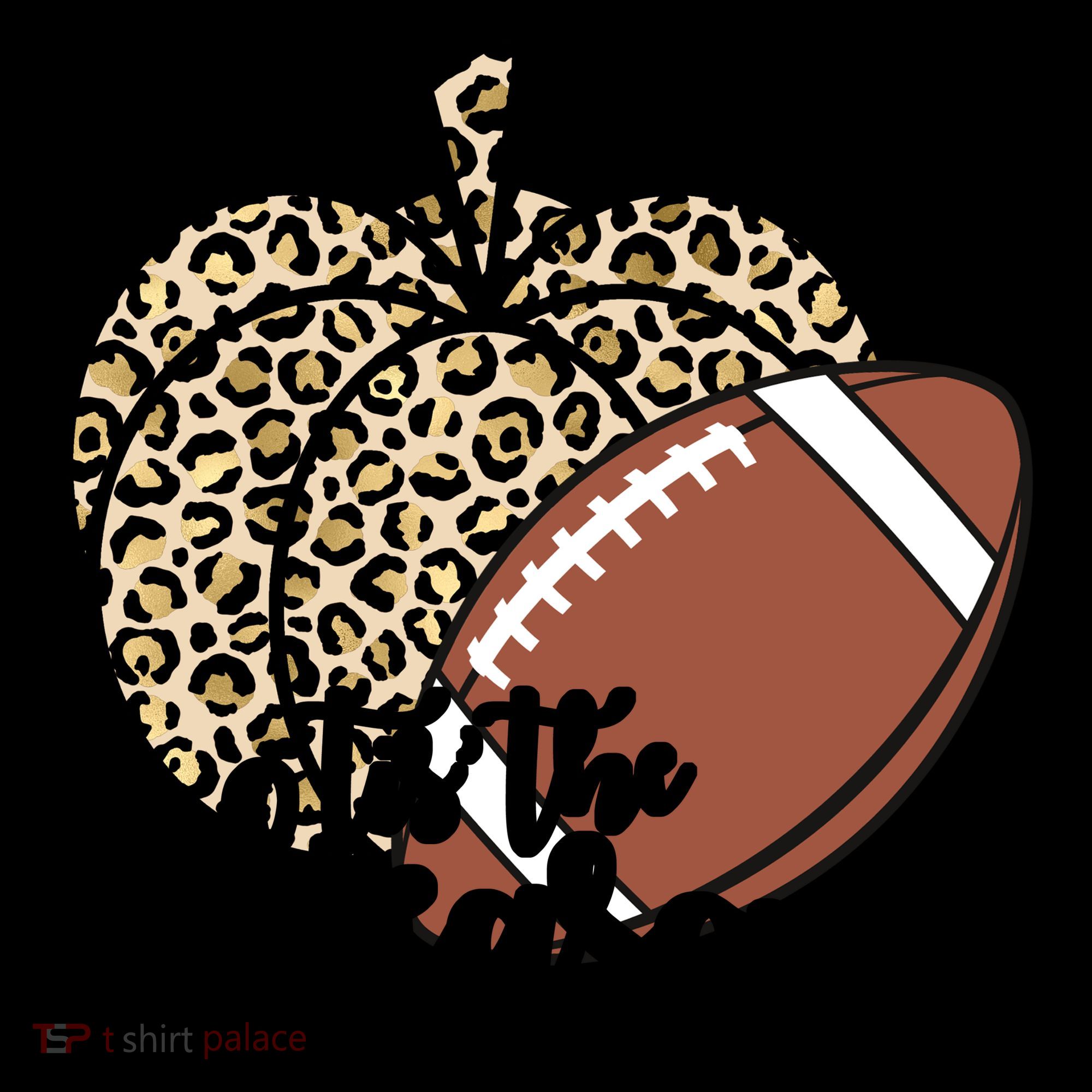 Tis The Season Leopard Pumpkin Football Fall Autumn Coffee Mug