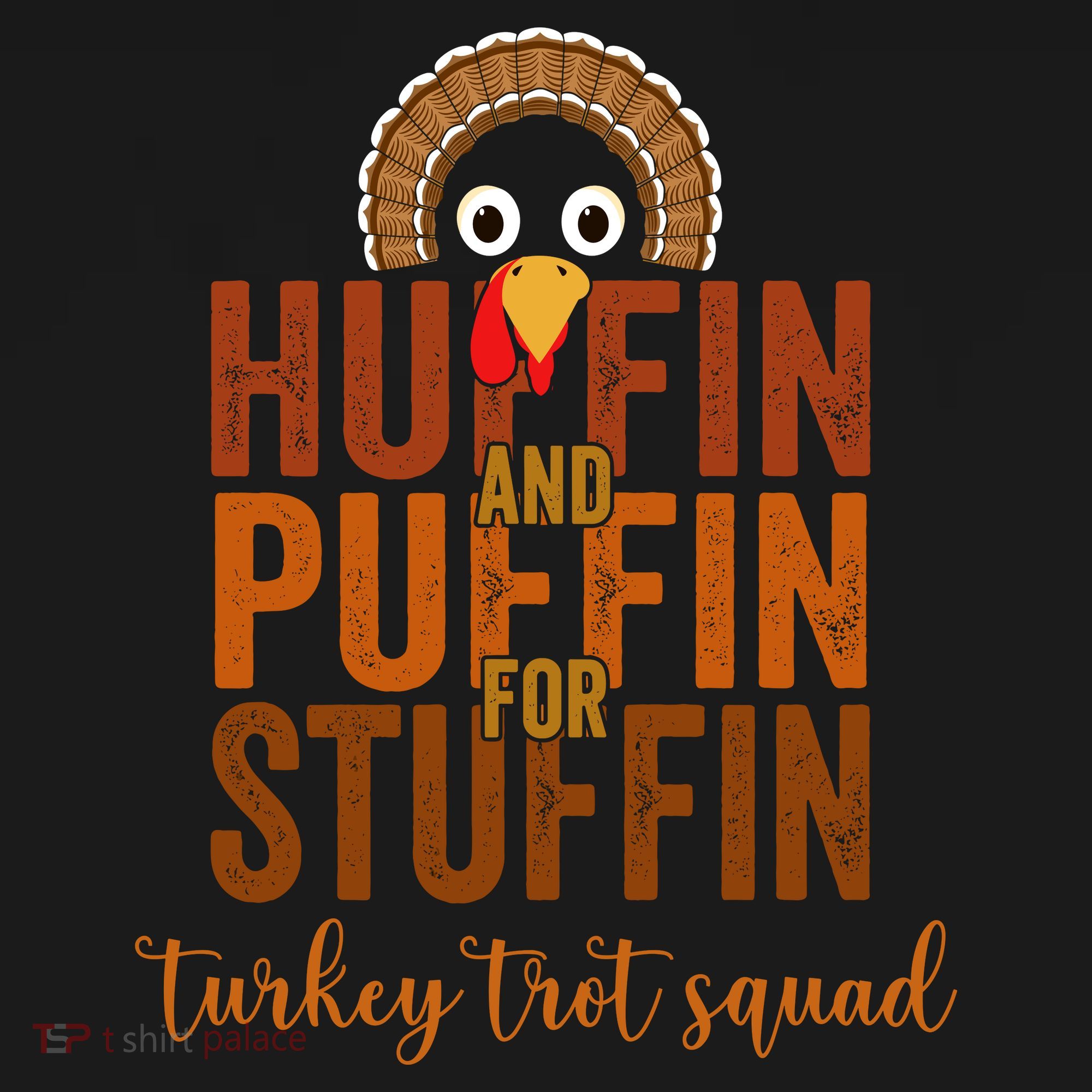 Turkey Trot Squad Huffin And Puffin For Stuffing Fall Vibes Baby Bodysuit