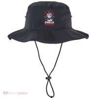 Time To Star Spangled Hammered Fireworks Director Lincoln Cool Gift Bucket Hat thumb 0