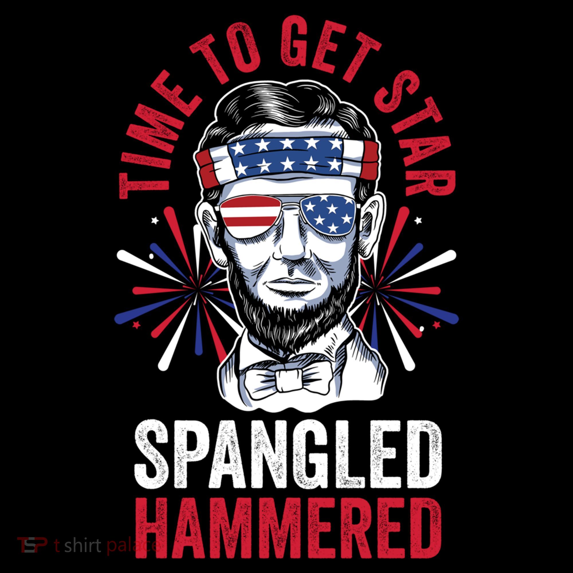 Time To Star Spangled Hammered Fireworks Director Lincoln Cool Gift Coffee Mug