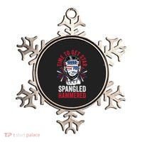 Time To Star Spangled Hammered Fireworks Director Lincoln Cool Gift Ornament thumb 0