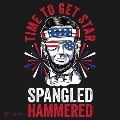 Time To Star Spangled Hammered Fireworks Director Lincoln Cool Gift Women's Perfect Tri Rocker Tank