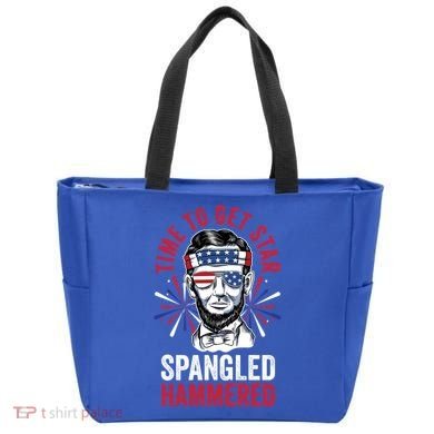 Time To Star Spangled Hammered Fireworks Director Lincoln Cool Gift Tote Bag