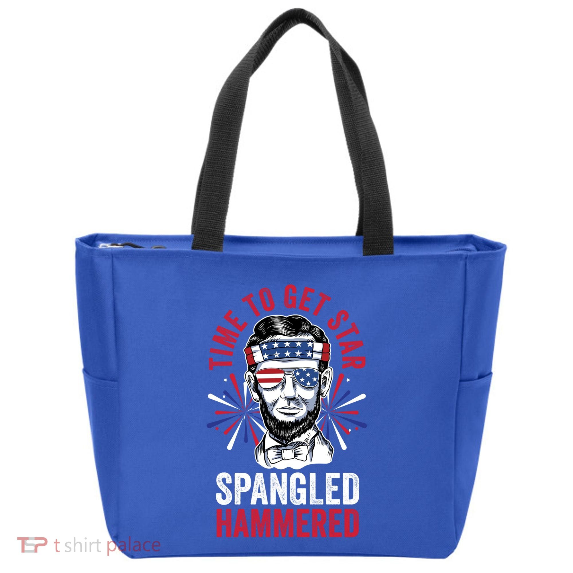 Time To Star Spangled Hammered Fireworks Director Lincoln Cool Gift Tote Bag