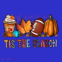 Tis The Season Coffee Fall Football And Halloween Pumpkin Meaningful Gift T-Shirt thumb 7