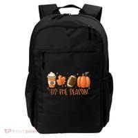 Tis The Season Fall Coffee Football Lover Backpack thumb 0