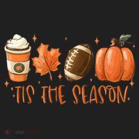 Tis The Season Fall Coffee Football Lover Tumbler thumb 3