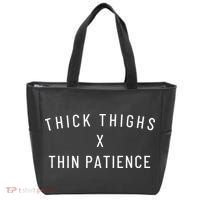 Thick Thighs Thin Patience Tote Bag thumb 0